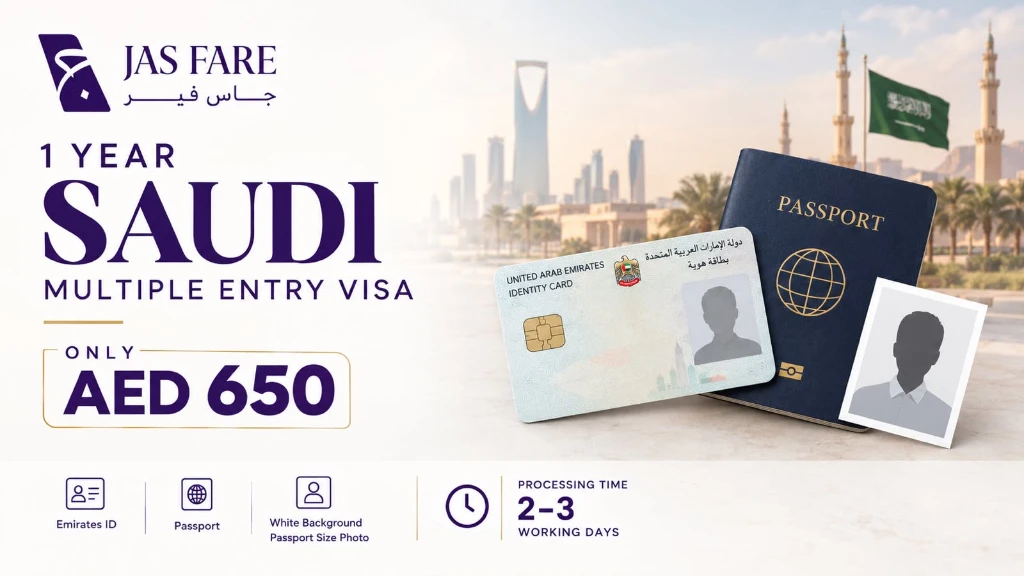 1 Year Saudi Multiple Entry Visa